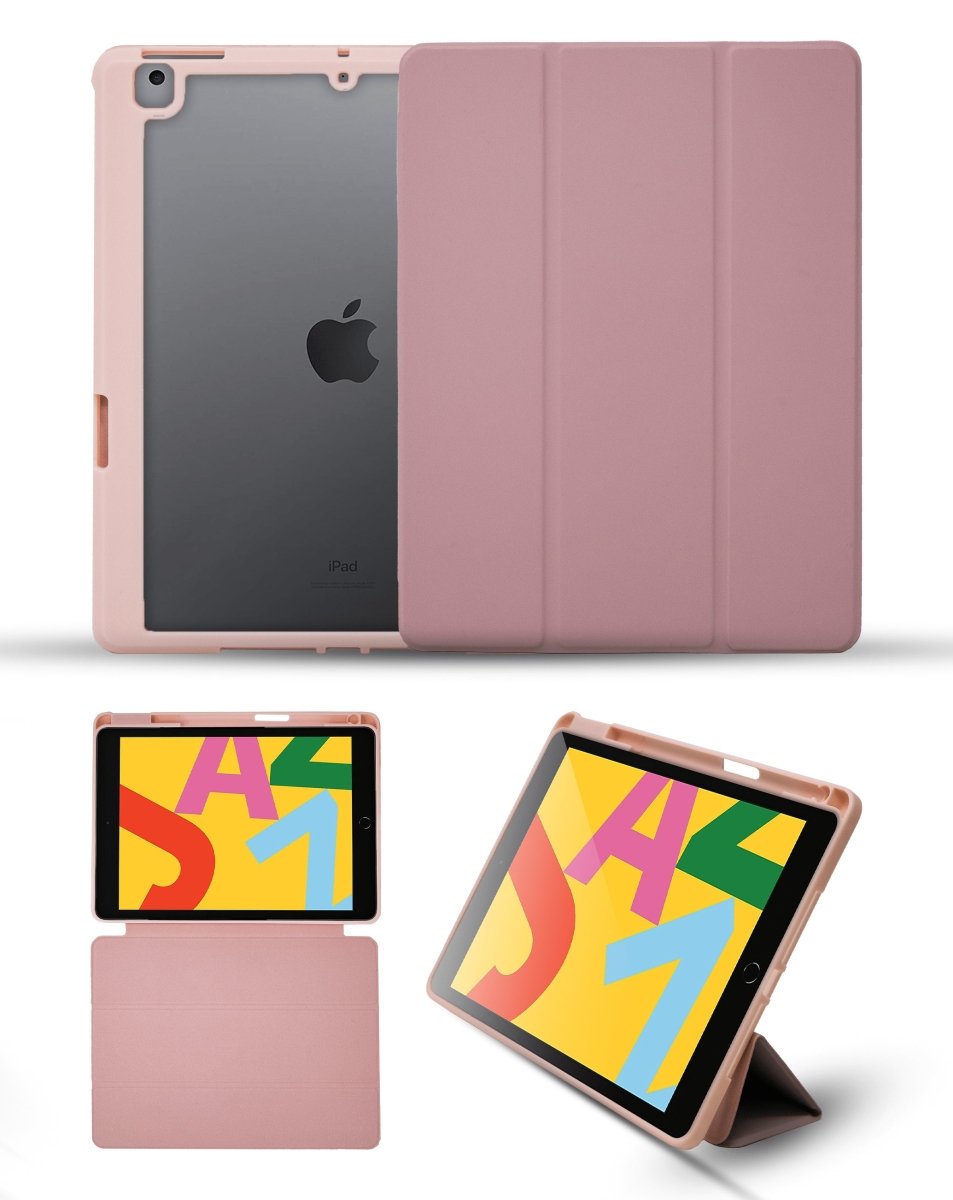 Smart Full Body Magnet Cover - Rose Pink for iPad 10.2" (7th / 8th / 9th) iPad Case - Pro iPhone Repair