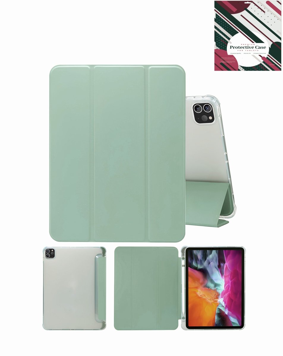 Smart PU Stand with Pen Holder - Teal for iPad Air 13 2024 / Pro 12.9 (3rd / 4th / 5th / 6th) iPad Case - Pro iPhone Repair