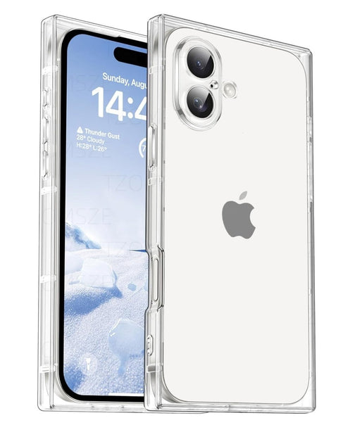 Square Clear Case - Clear for iPhone 17 Phone Case - Pro iPhone Repair