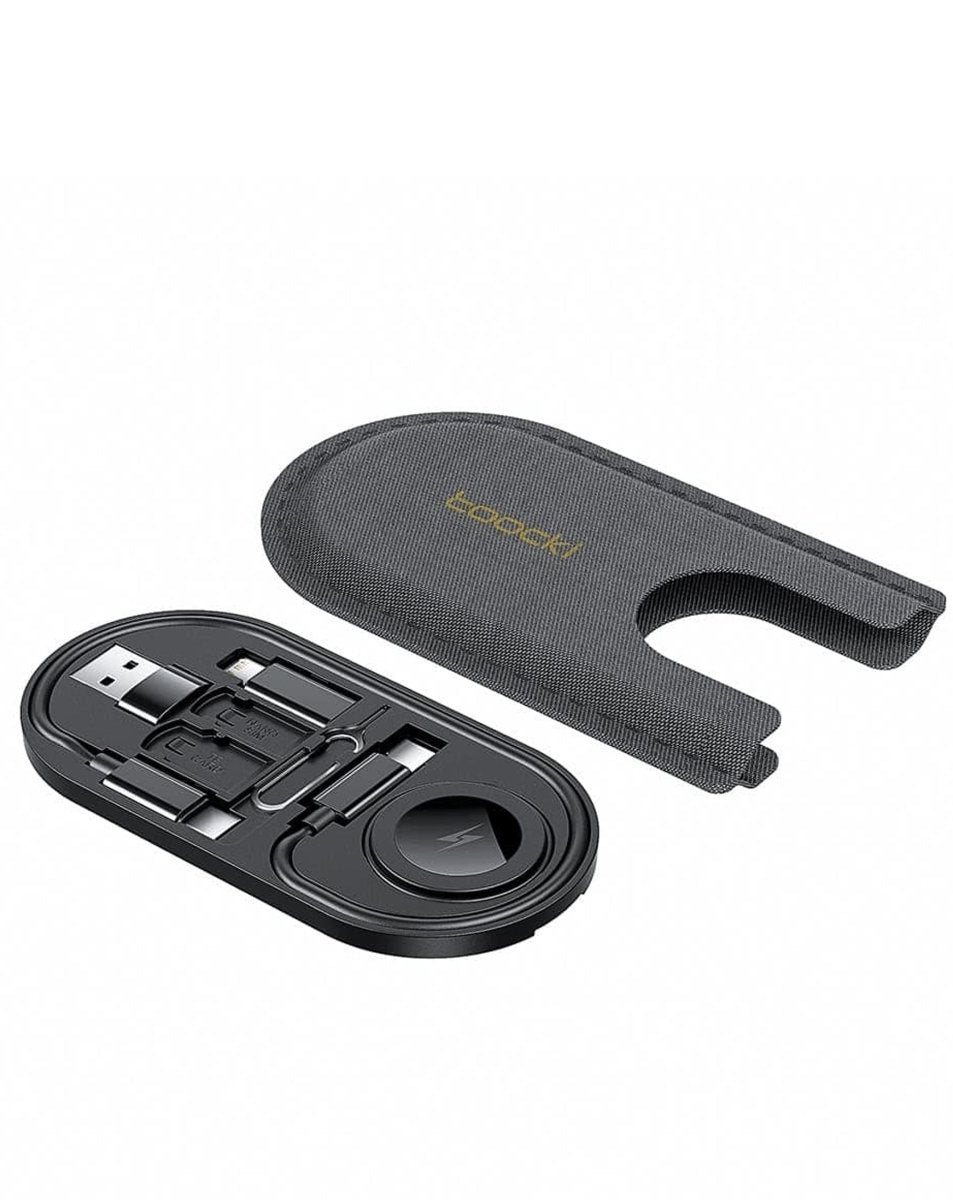 Toocki Multifunctional Wireless Charging Travel Set — Magnetic Charger with Built-In USB-C, Lightning & USB Cables Wireless Charger - Pro iPhone Repair