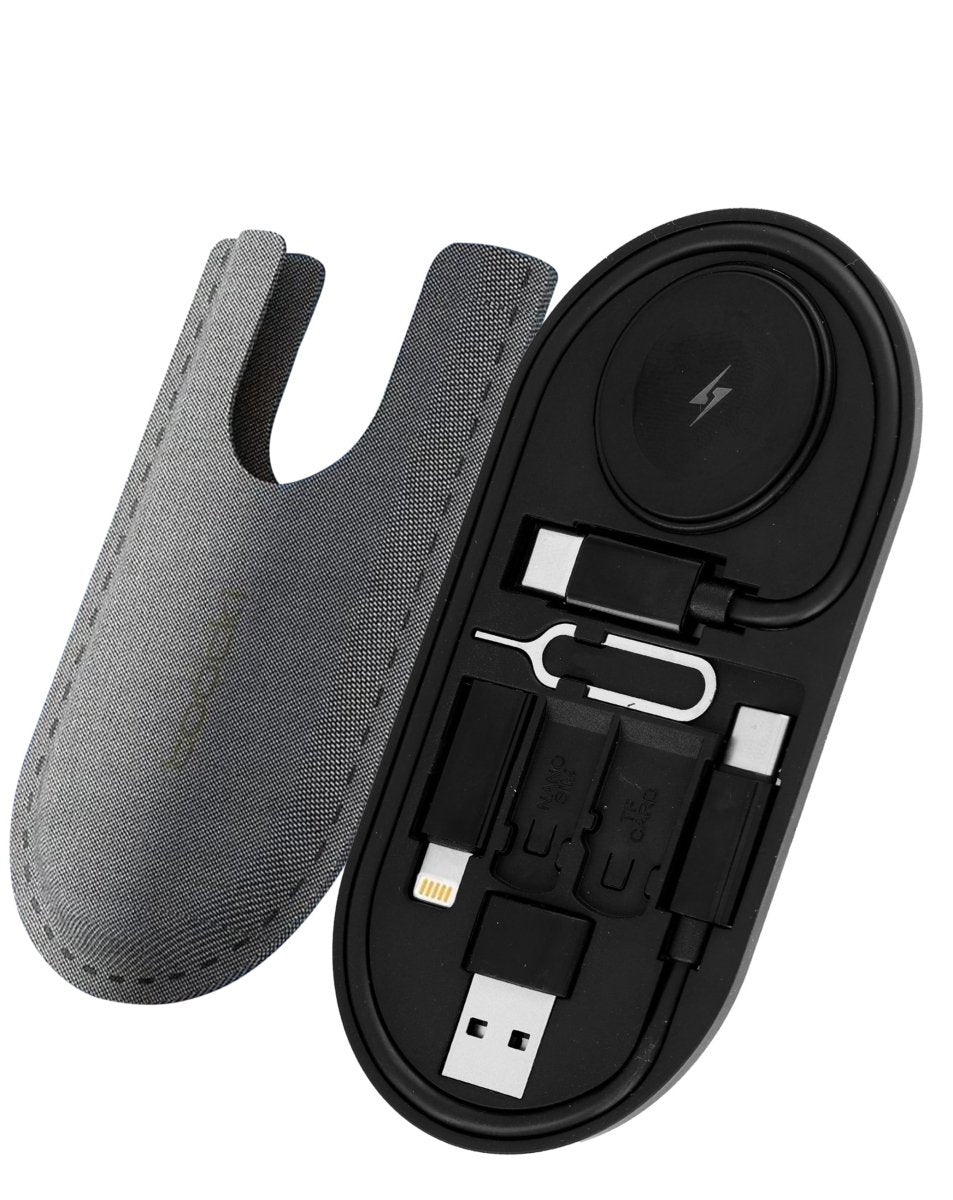 Toocki Multifunctional Wireless Charging Travel Set — Magnetic Charger with Built-In USB-C, Lightning & USB Cables Wireless Charger - Pro iPhone Repair