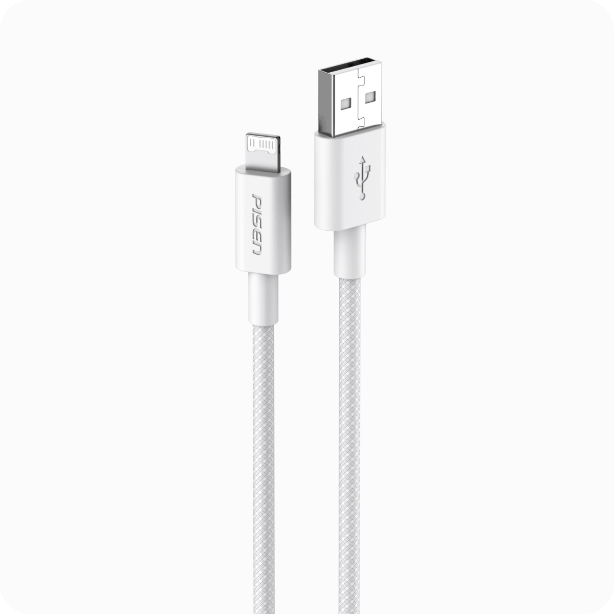 USB-A to Lightning Braided Cable (12W) PISEN Fast-Charging iPhone Cable (AL34) - Pro iPhone Repair