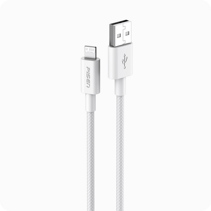 USB-A to Lightning Braided Cable (12W) PISEN Fast-Charging iPhone Cable (AL34) - Pro iPhone Repair