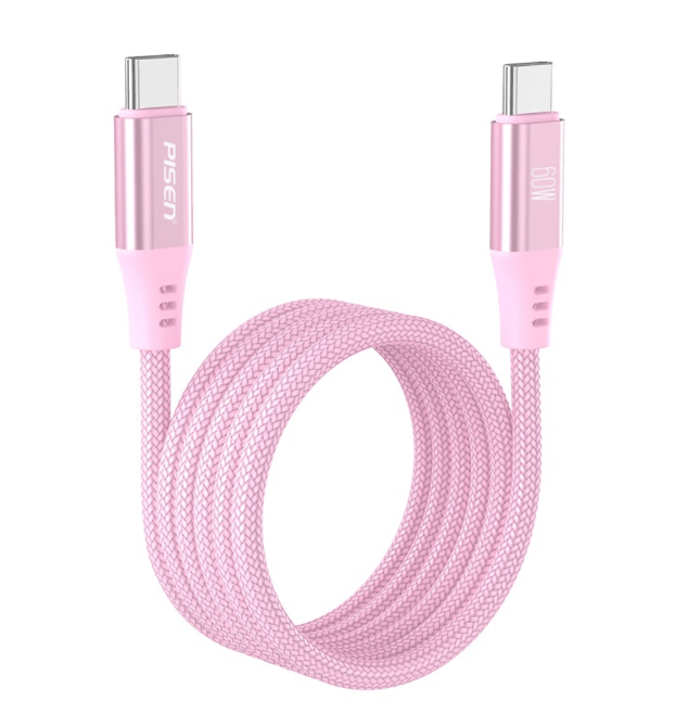 USB-C to USB-C Magnetic Braided Cable 1m (60W) PISEN Fast-Charging Cable (CC-FC22-1000) - Pro iPhone Repair