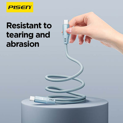 USB-C to USB-C Magnetic Braided Cable 1m (60W) PISEN Fast-Charging Cable (CC-FC22-1000) - Pro iPhone Repair