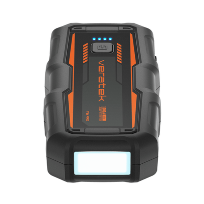 Vehicle Jump Starter - V6 Engines - VT – angled front view with light-up panel