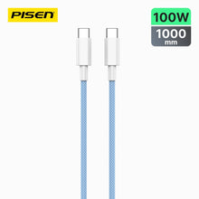 Vivid Series USB-C to USB-C Cable (100W) PISEN Braided Fast-Charging Cable (CC12) - Pro iPhone Repair