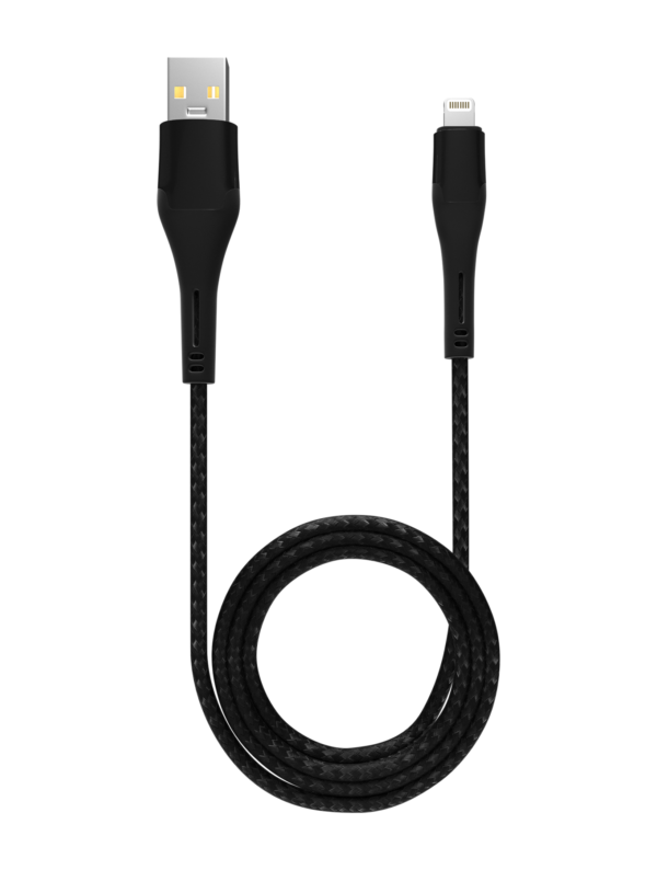 Lightning To USB-A 6 FT Braided Cable (MFI) - Image 3