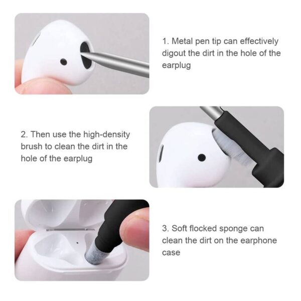 Airpod Cleaning Pen 3 In 1 - Image 5