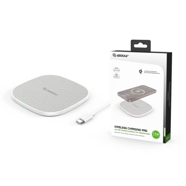 Qi Wireless Charger 15w (White) - Image 2