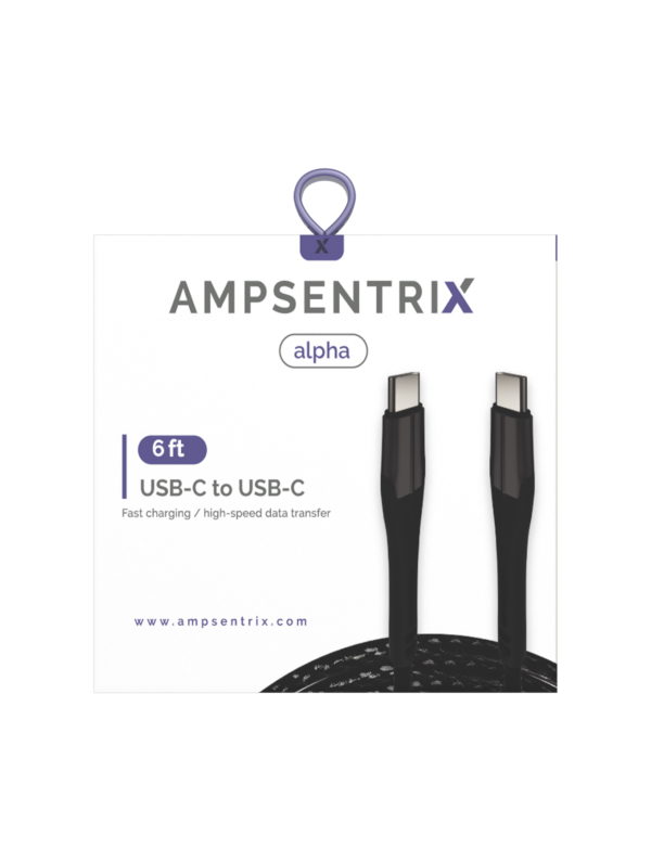 USB C To USB C 6 Ft  Braided Cable - Image 4