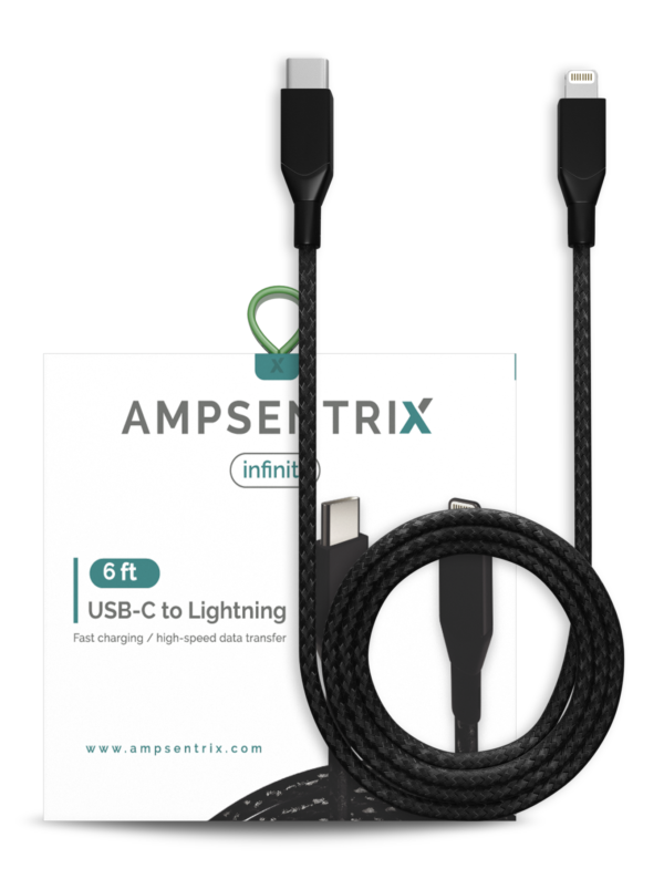Lightning To USB C 6 Ft Braided Cable - Image 2