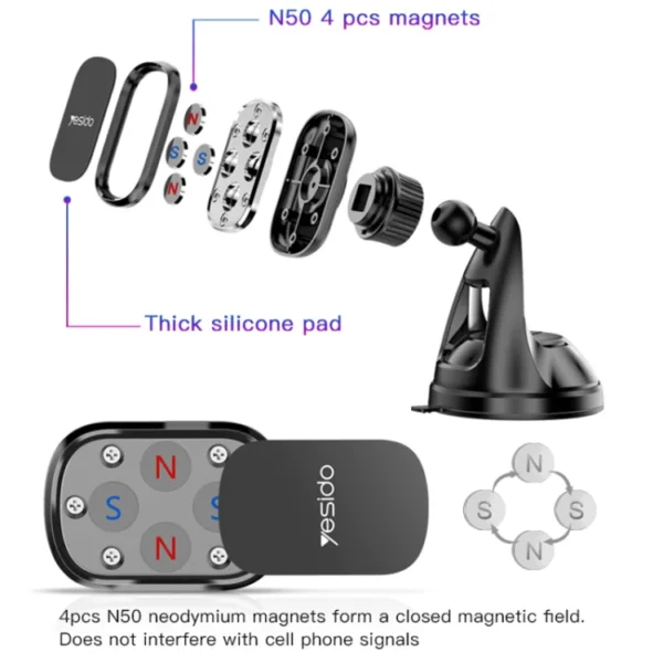 Strong Suction 360° Magnetic Holder - Image 6