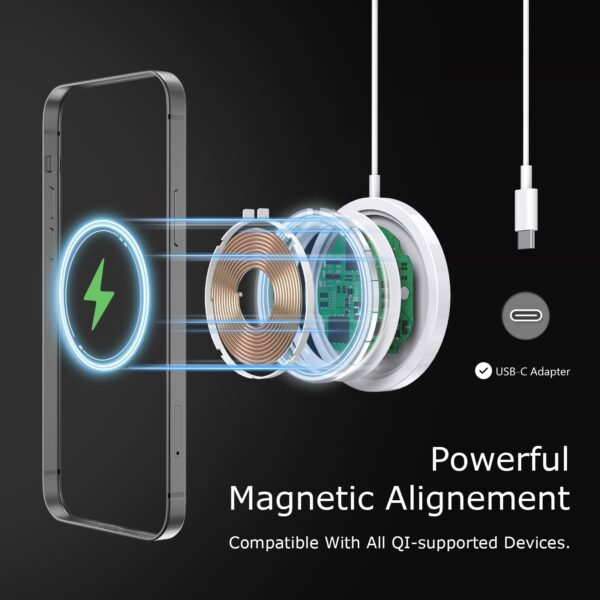MAGNETIC WIRELESS CHARGER 15W - Image 6
