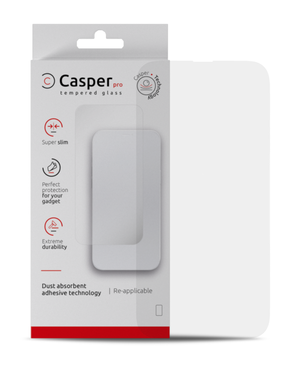 iPhone 15 Pro Max Casper Pro Tempered Glass(Clear) - Image 3